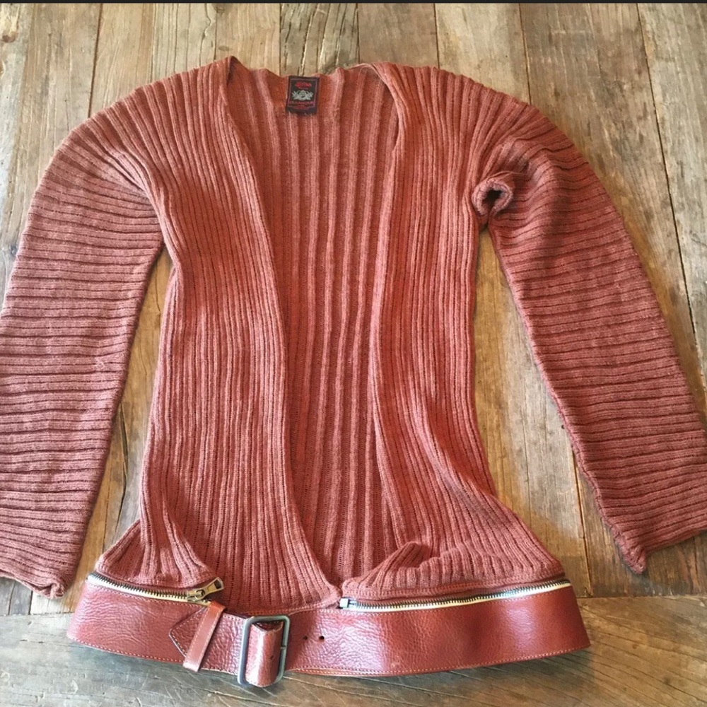 Vintage Jean Paul Gaultier Sweater leather belt